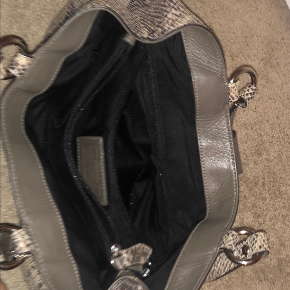 Coach Soho Embossed Exotic Python Leather Tote - image 3